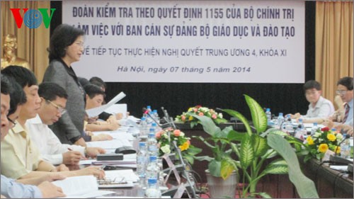 Phó Chủ tịch Quốc hội Nguyễn Thị Kim Ngân làm việc với Bộ Giáo dục và Đào tạo - ảnh 1